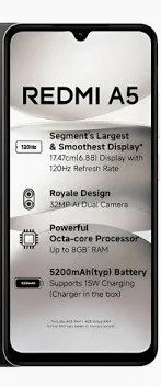  - Celulares    Cod. Redmi a5 midnight black 4gb ram  128gb rom